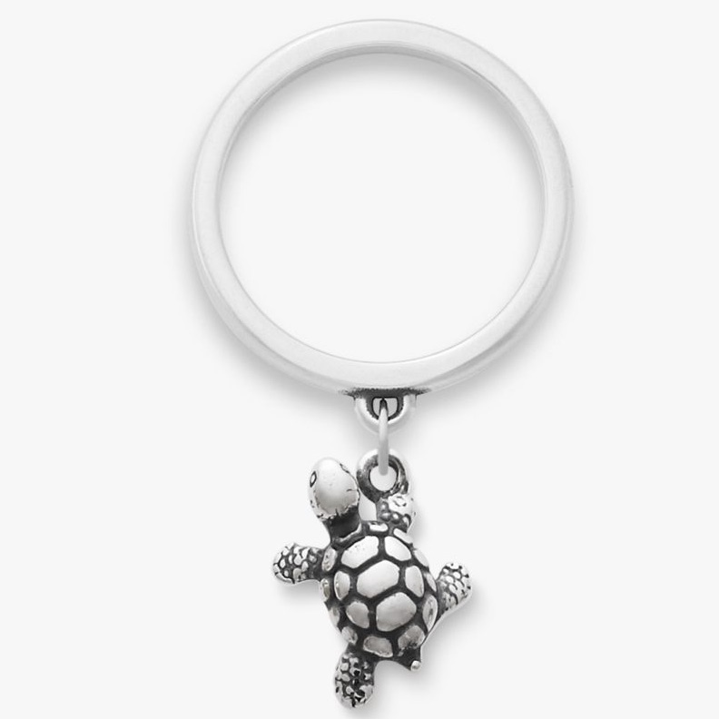 James Avery Turtle Dangle Ring